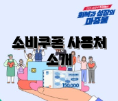 소비쿠폰 사용처 소개